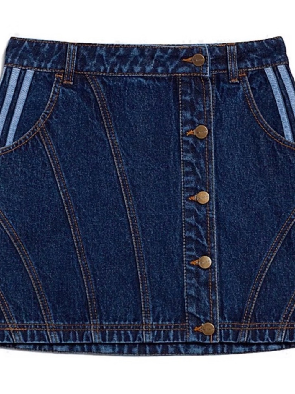 IVY PARK Denim Mini Skirt (Adidas x Beyoncé) – Medium